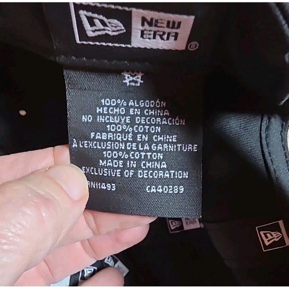 New Era "The Golfer" Cord RED Bulls NEW YORK Snapback Hat BLACK NWT - Picture 9 of 10